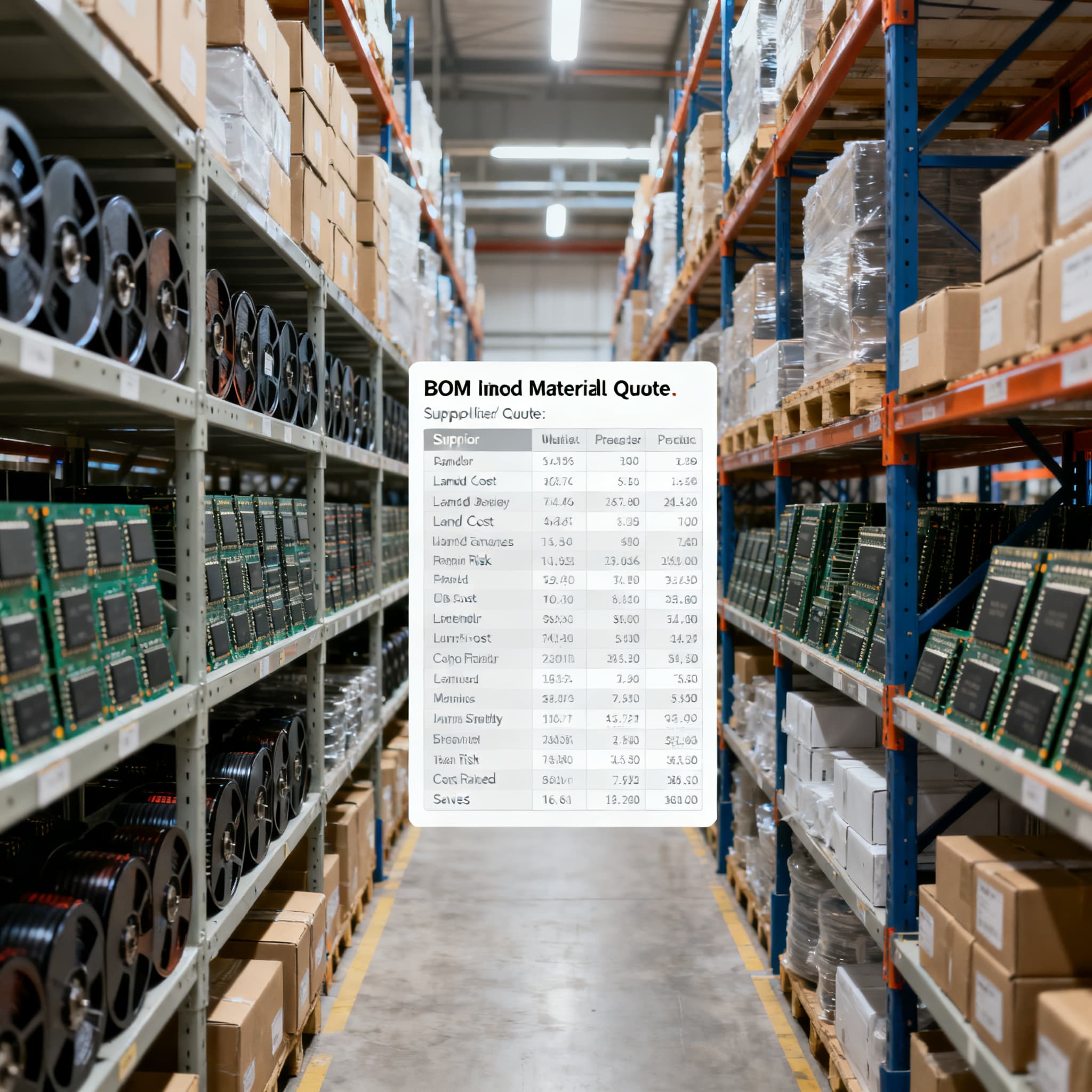 Multi-Supplier vs. One BOM Quote: Landed Cost & Risk-Balanced Savings