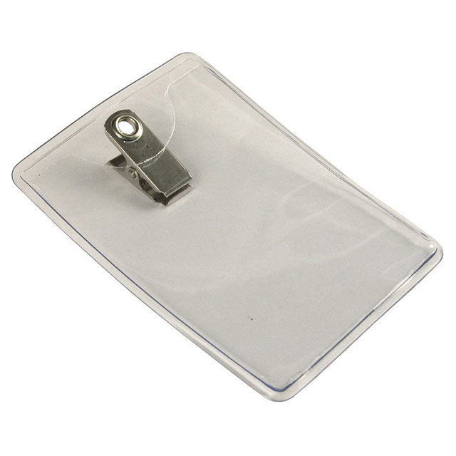 HOLDER BADGE CLIP-ON VERT