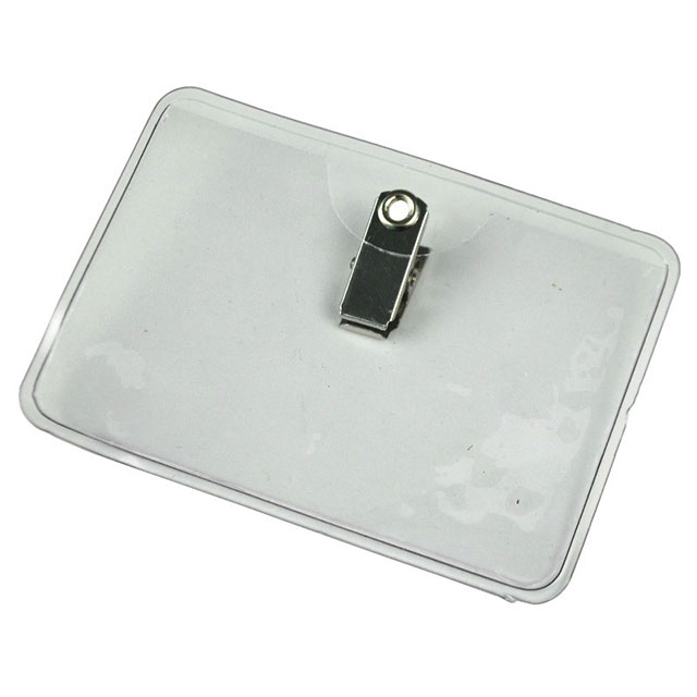 HOLDER BADGE CLIP-ON HORIZ