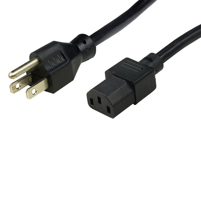 POWER CORD IEC C-13 NA PLUG