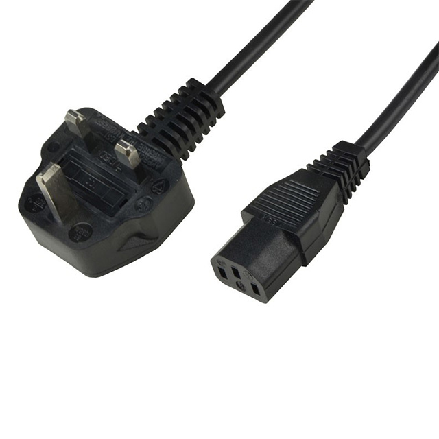 POWER CORD IEC C-13-UK PLUG
