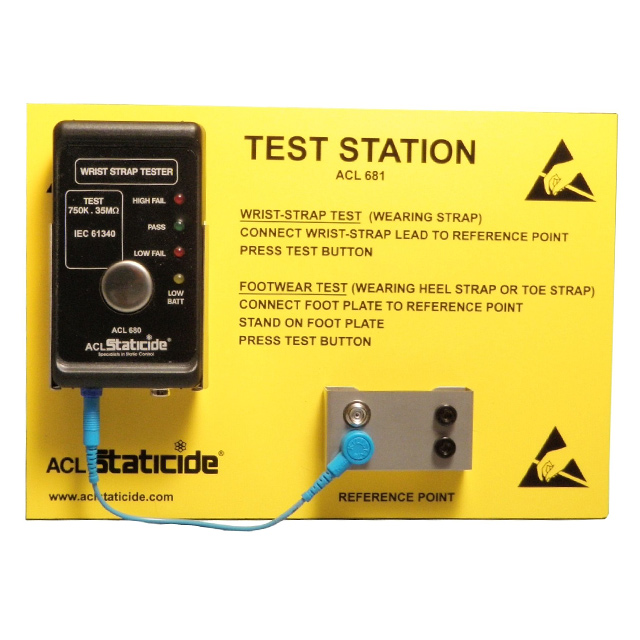 WRISTSTRAP TEST STATION WALL MNT
