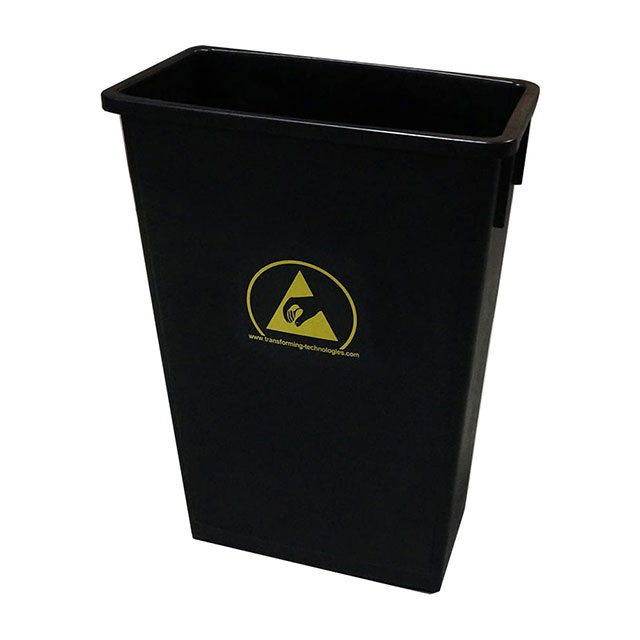 CONDUCTIVE WASTE BSKT 22GAL BLK