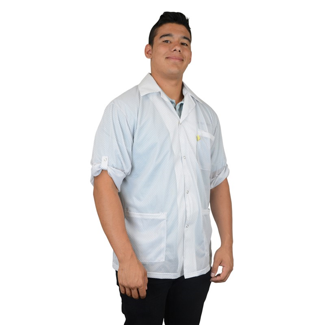 SMOCK JACKET POLY WHT 4XLG