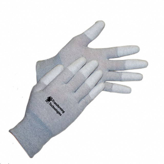 GLOVES YARN GRY/WHT XLG