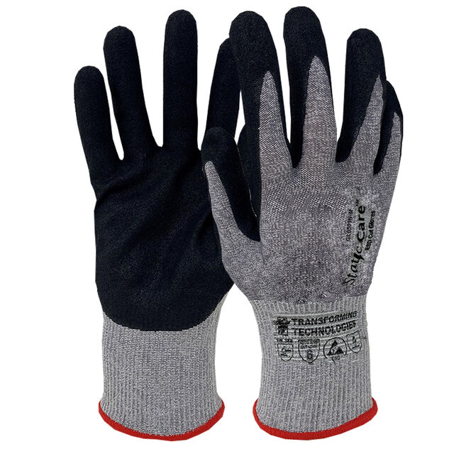 GLOVES NITRILE RUBBER BROWN 2XLG