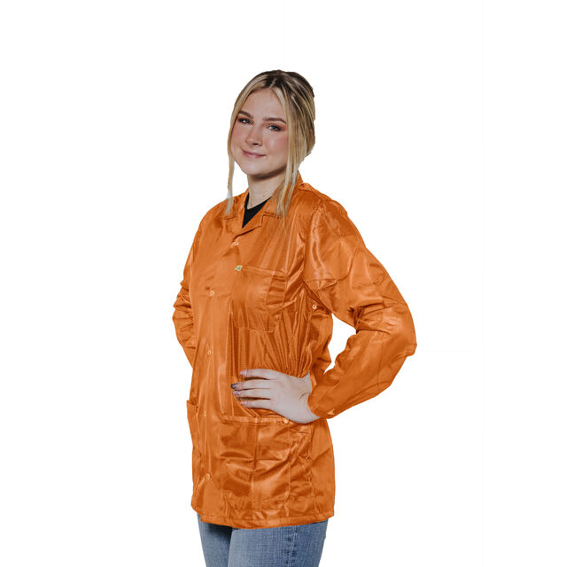 SMOCK JACKET POLY ORANGE XSMALL