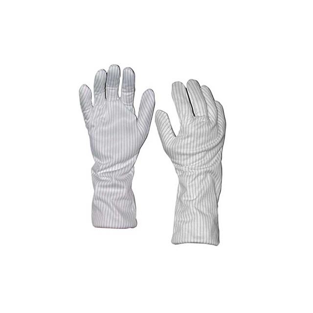 GLOVES POLY WHT MED