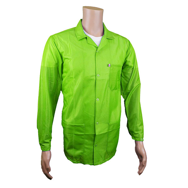 SMOCK JACKET POLY GREEN SMALL