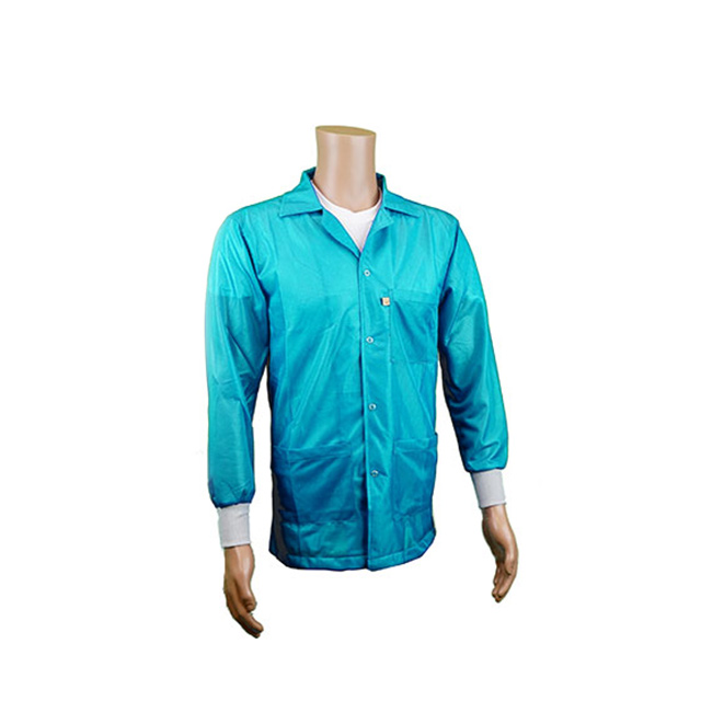SMOCK JACKET POLY TEAL LG