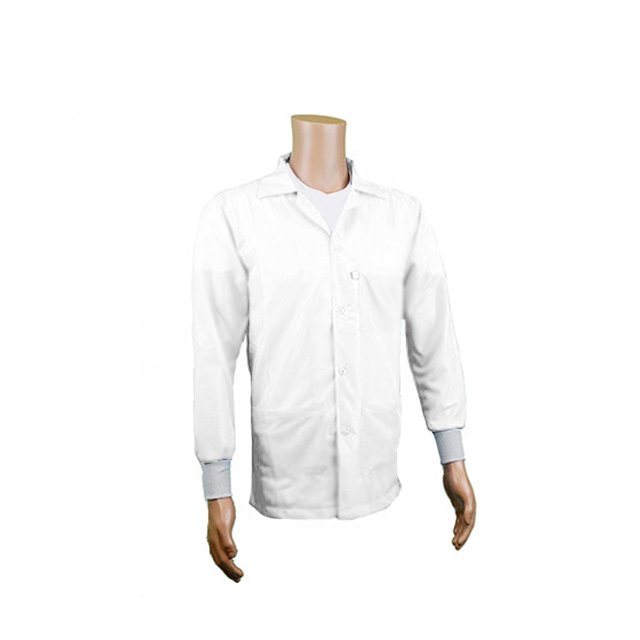 SMOCK JACKET POLYESTER WHT 4XLG