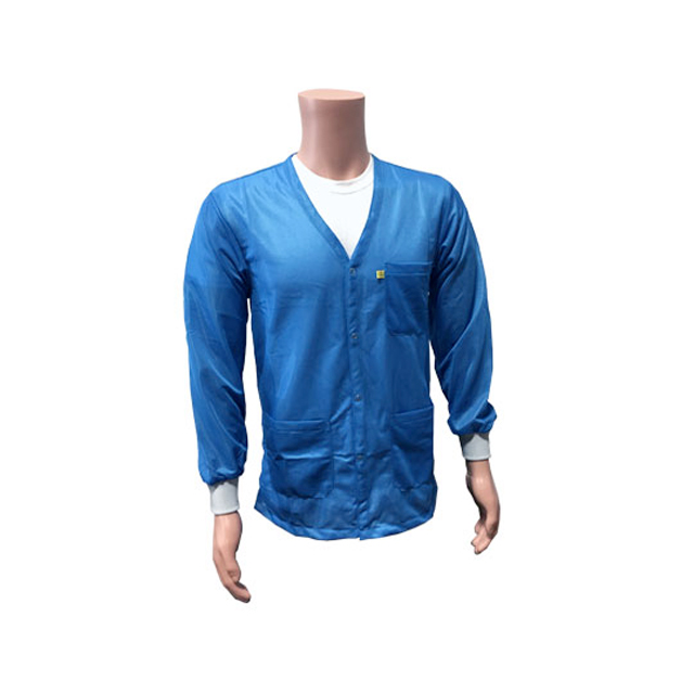 SMOCK JACKET POLY BLE XSMALL