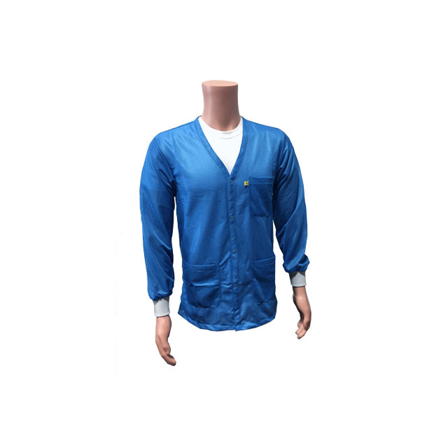 SMOCK JACKET POLY BLE 5XLG