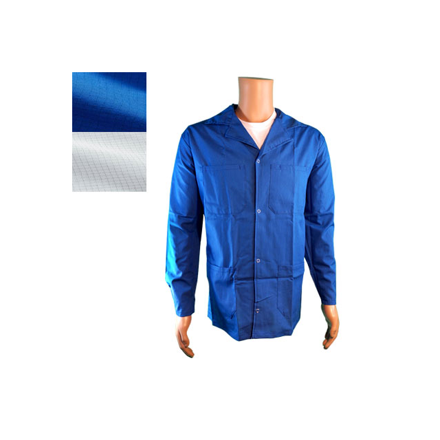 SMOCK JACKET COT/POLY WHT 5XLG