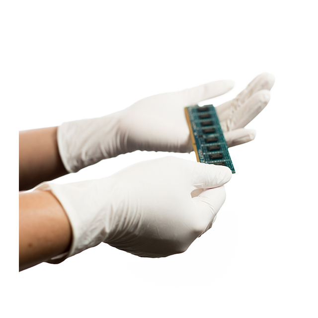 GLOVES NITR RUBBER WHT SM 1=100