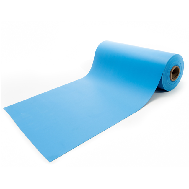 TABLE MAT VINYL BLUE 10'