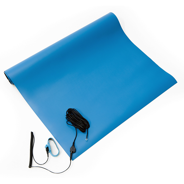 TABLE MAT RUBBER BLUE 8'