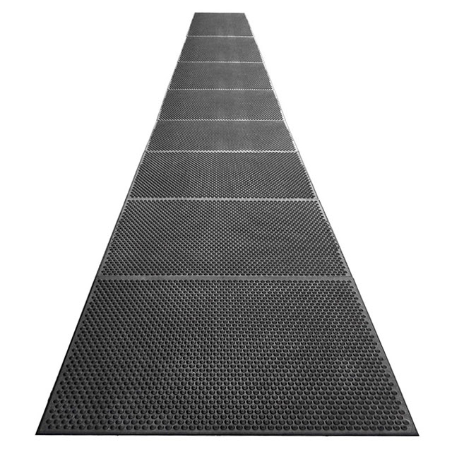 FLOOR RUNNER RUBBER BLACK 20'