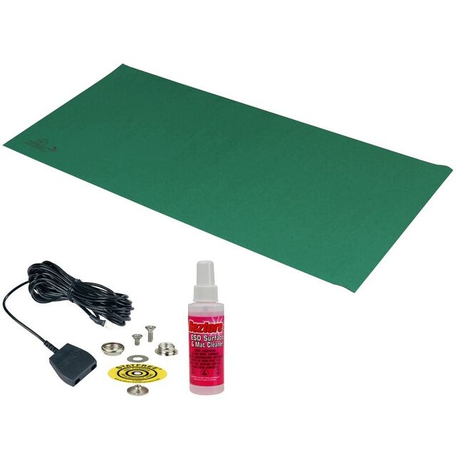 TABLE MAT VINYL GREEN 6'