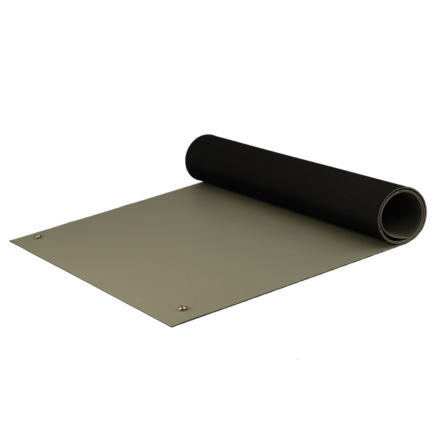 TABLE MAT ELASTOMER DK GRY 5'