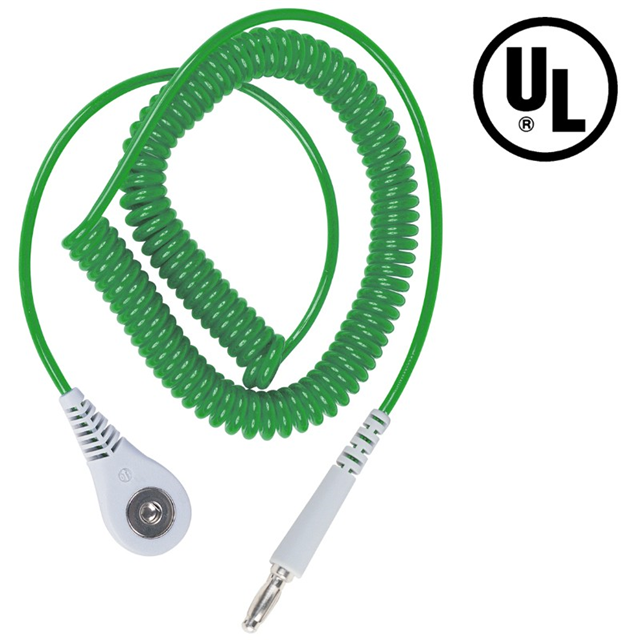 CORD COILED JEWEL EMERALD 4MM 6'
