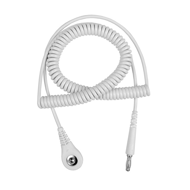 CORD, COIL, JEWEL, WHITE, 4 MM,