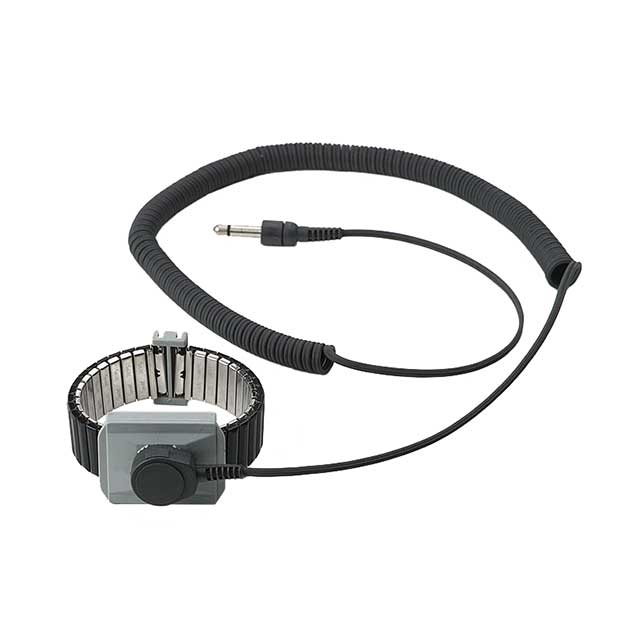 WRIST STRAP DUAL COND METAL LG