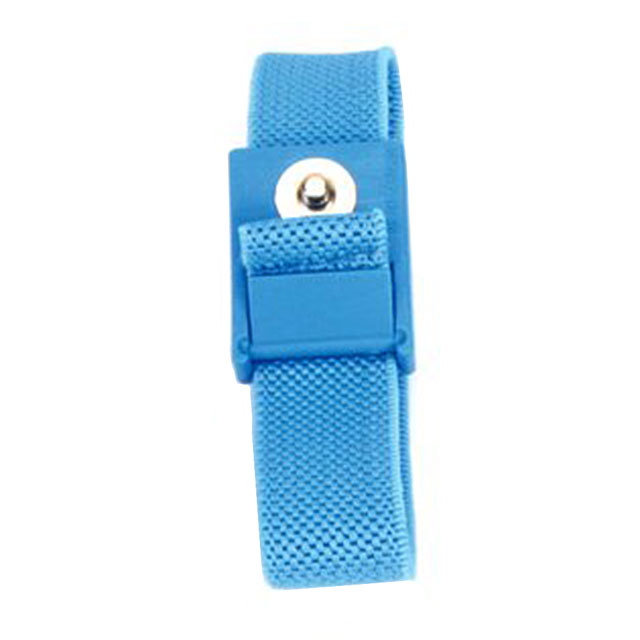 BLUE ADJUSTABLE FABRIC WRISTBAND