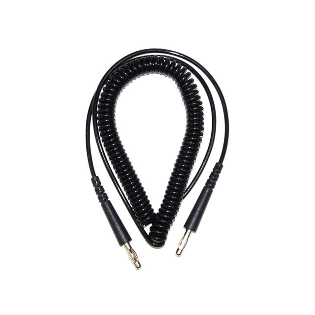 TWO BANANA PLUGS, 8', NO RES