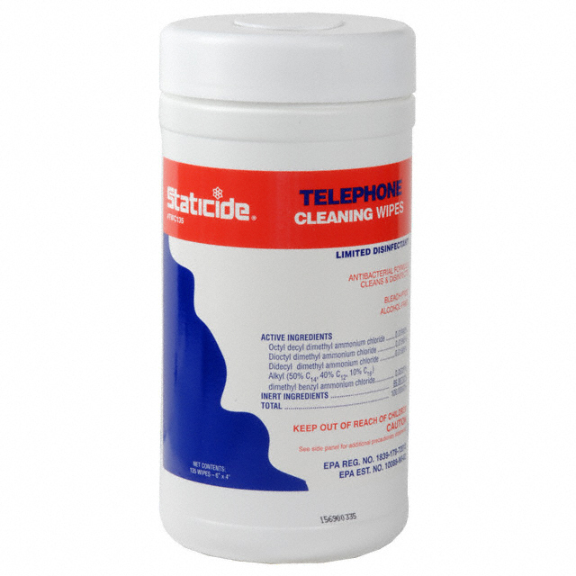 WIPES WET GLASS PLAST 135PC