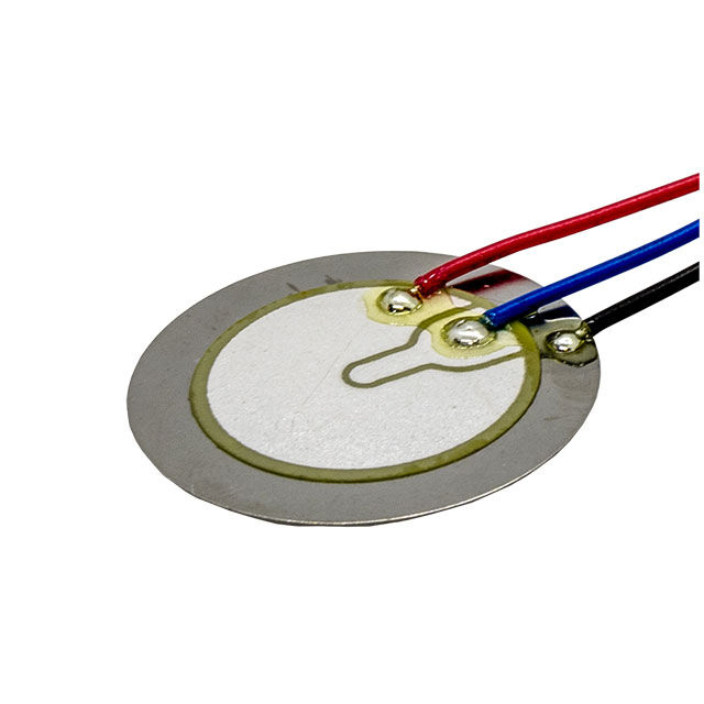 PIEZO DISC 27X.28MM, LEAD WIRES