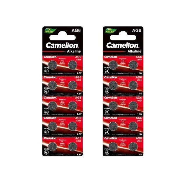 Camelion AG6 Alkaline Button Cel