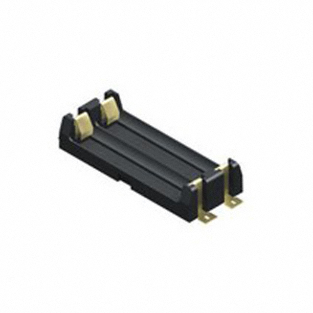 BATTERY HOLDER AAA 2 CELL SMD