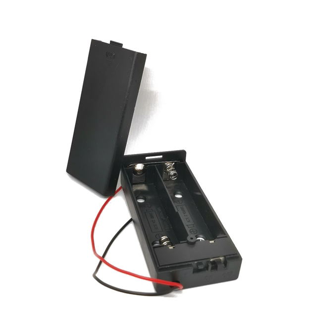 BATT HOLDER 18650 2 CELL LEADS