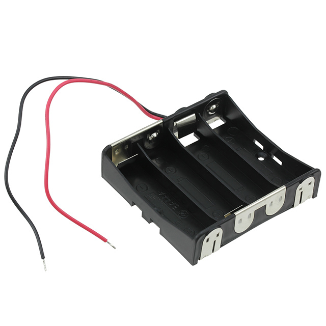 BATT HOLDER AA 4 CELL 6" LEADS