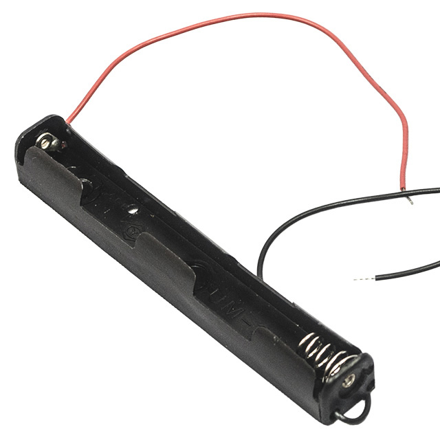 BATT HOLDER AA 2 CELL 6" LEADS