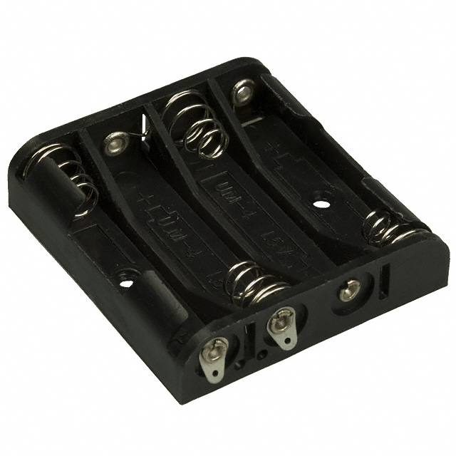 BATT HLDR AAA 4 CELL SOLDER LUG
