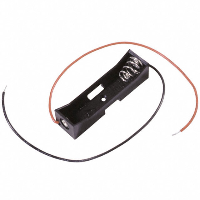 BATTERY HOLDER AAA 6" WIRE LEADS