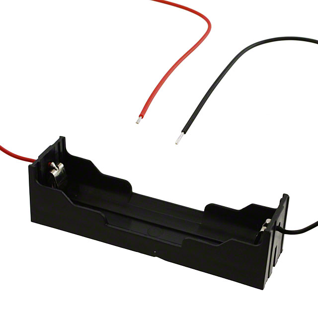 BATTERY HOLDER 18650 6" LEADS