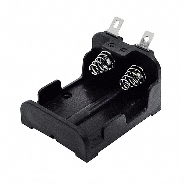 BATTERY HOLDER CR-P2 SOLDER LUG