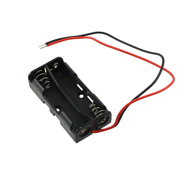 BATT HOLDER AAA 2 CELL 6" LEADS