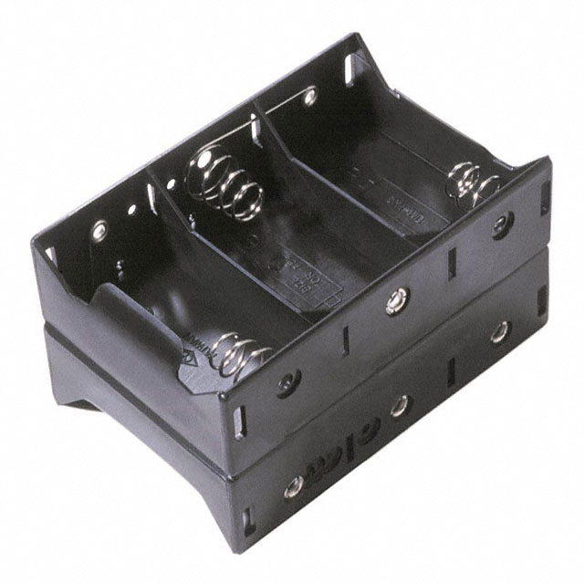BATT HOLDER D 6 CELL SOLDER LUG