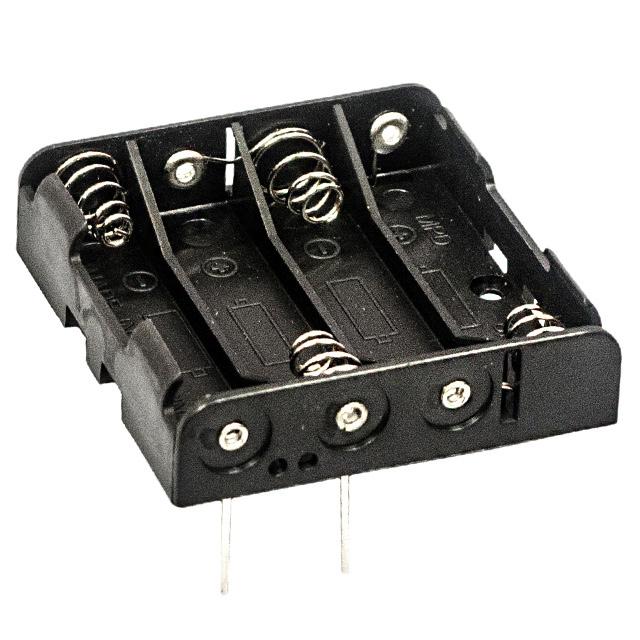 BATTERY HOLDER AAA 4 CELL PC PIN