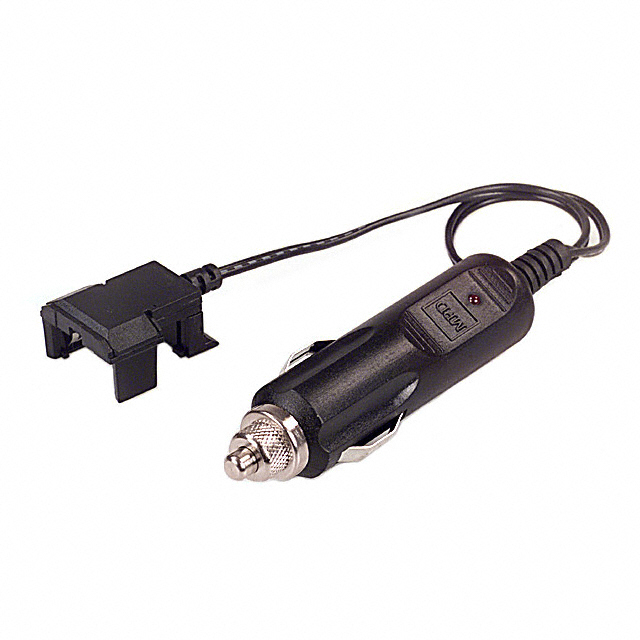 AUTO CBL ASSY W/PLG 12V 2A W/LED