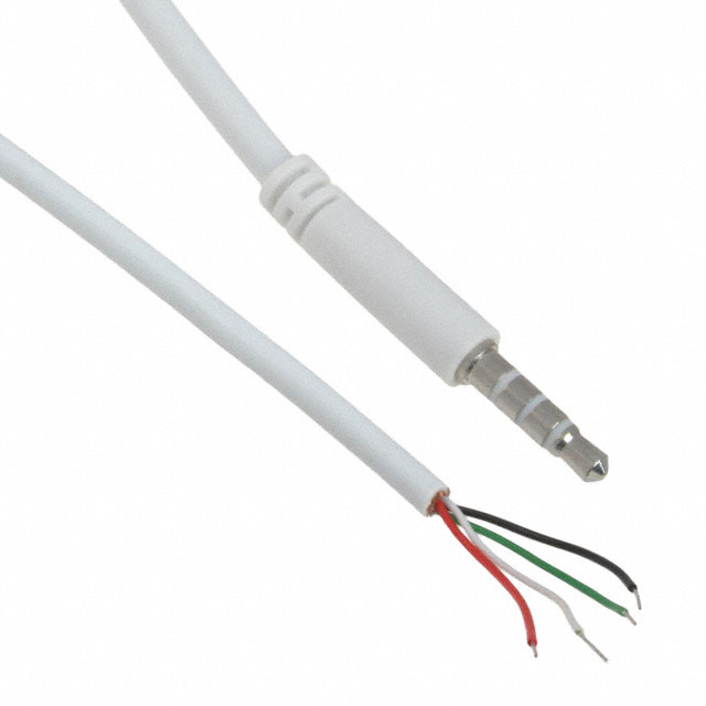 CBL ASSY 3.5MM SLIM 6' 4C WHT
