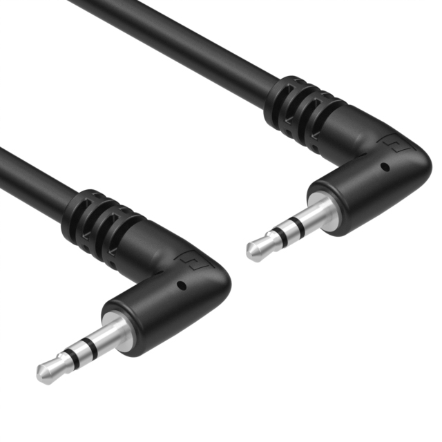 CBL 2.5MM R/A M-M 28AWG SHLD