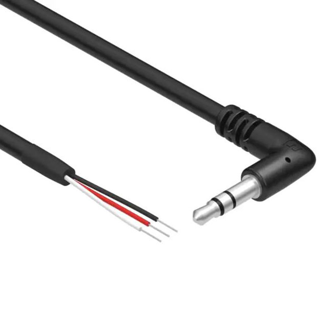 CBL ASSEM 3.5MM 3CON R/A M 3M
