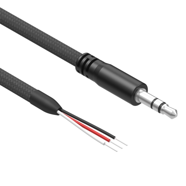 CBL 3.5MM 3CON M 6' SHIELDED