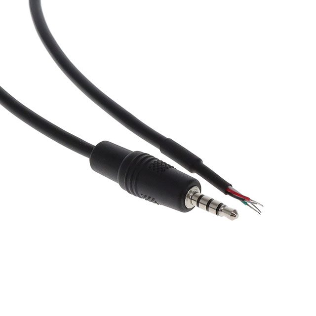 A/V CABLE, 915MM, AWG28, 4C, BK,