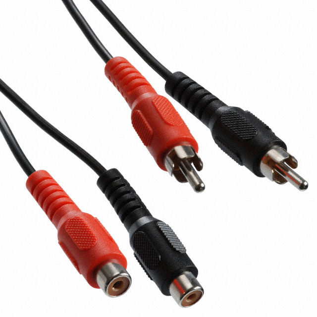 CABLE RCA DBL PHONO PLUG/JACK